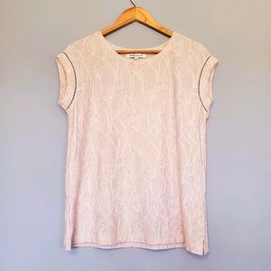 Rose + Olive Pink Blossom Top